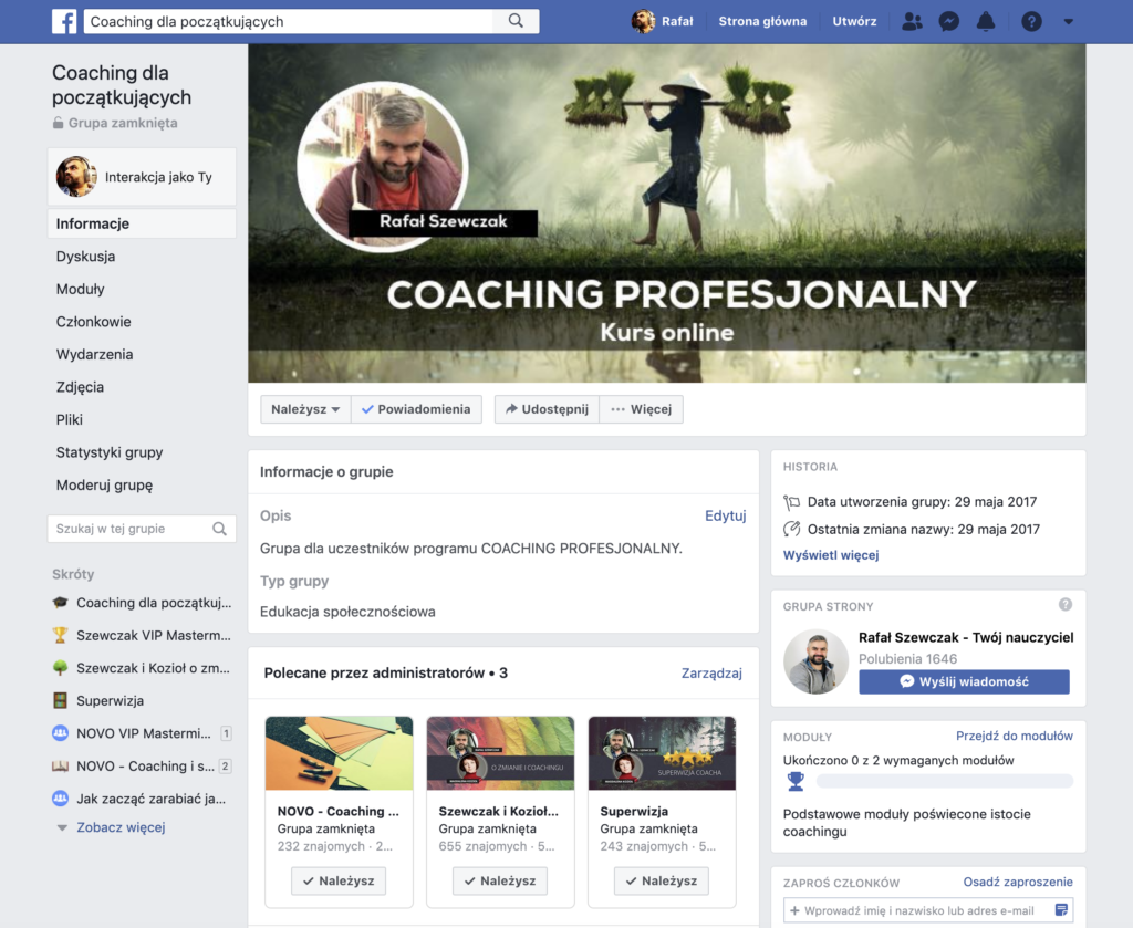 Coaching dla początkujących, kurs online